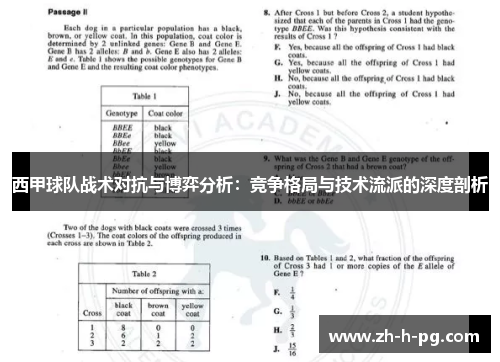 西甲球队战术对抗与博弈分析:竞争格局与技术流派的深度剖析 西甲球队战术对抗与博弈分析:竞争格局与技术流派的深度剖析